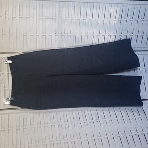 Brooks Brothers black 100% linen trousers   wide leg fully lined size 4